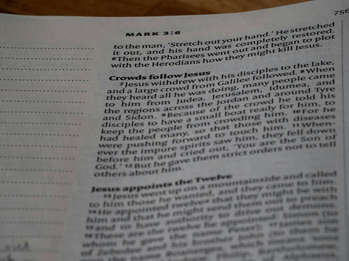 a close up of a book on a table